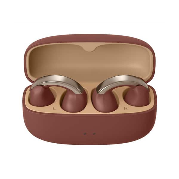 JVC Nearphone Brown Wireless Bluetooth Open-Earcuff Over the Ear