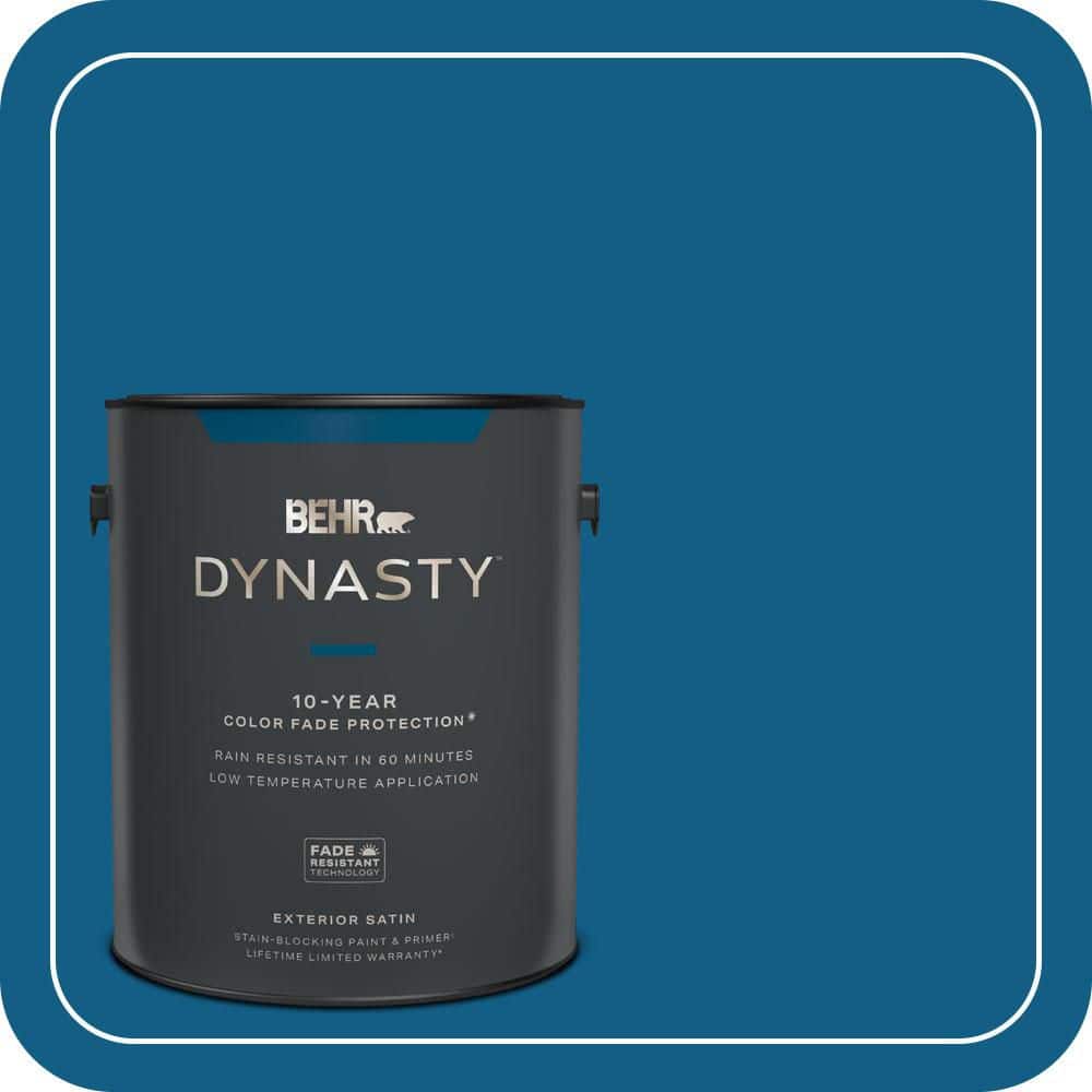 1 gal. #S-H-550 Sapphire Sparkle Satin Enamel Exterior Stain-Blocking Paint & Primer price history on PriceWatchPro