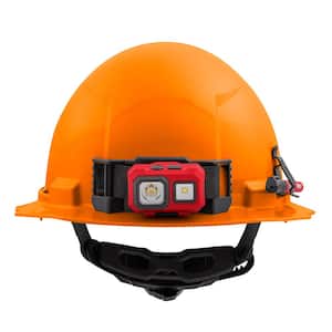 BOLT Orange Type 1 Class E Full Brim Non-Vented Hard Hat with 6-Point Ratcheting Suspension (10-Pack)