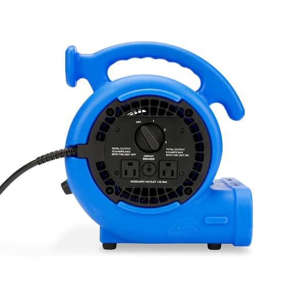 B-Air VP-20 1/5 HP Air Mover for Water Damage Restoration Carpet Dryer  Floor Blower Fan Home and Plumbing Use in Blue BA-VP-20-BL - The Home Depot