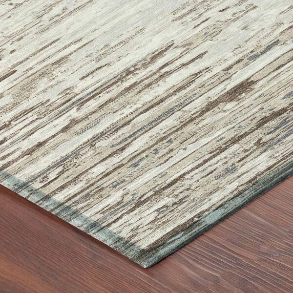 Chantille Machine Washable Indoor/Outdoor Abstract ACN2767 Ivory 3 ft. x 4 ft. Area Rug