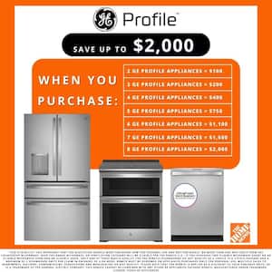 Profile 28.7 cu. ft. 4-Door French Door Refrigerator in Stainless Steel with Dual-Dispense Autofill Pitcher