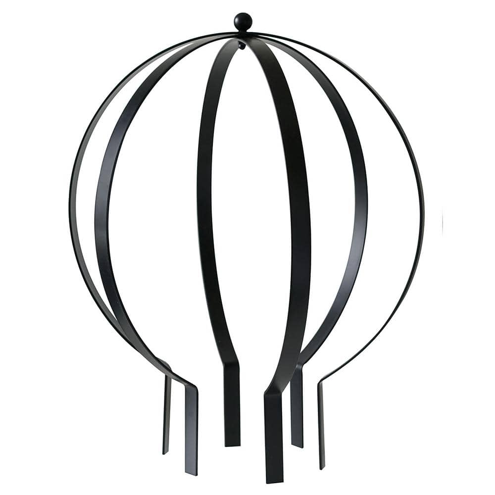 Large Black Metal Round Garden Trellis Ornament