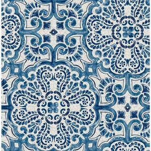 Blue Azula Peel and Stick Wallpaper