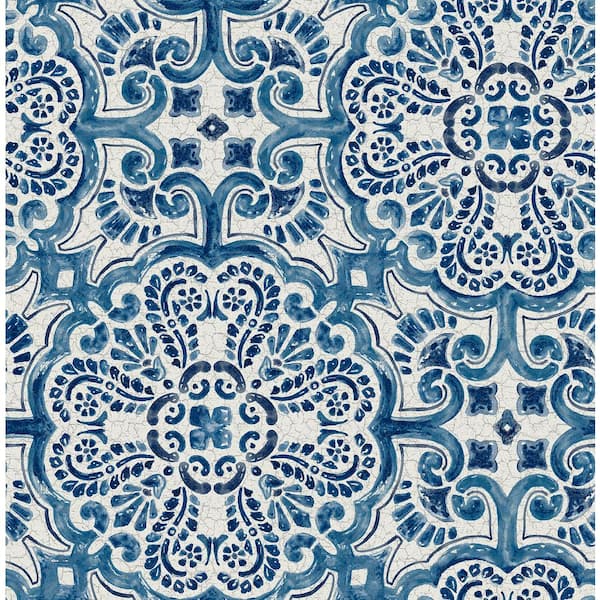 MyStyle Blue Azula Peel and Stick Wallpaper MS3938HDSAM  The Home Depot