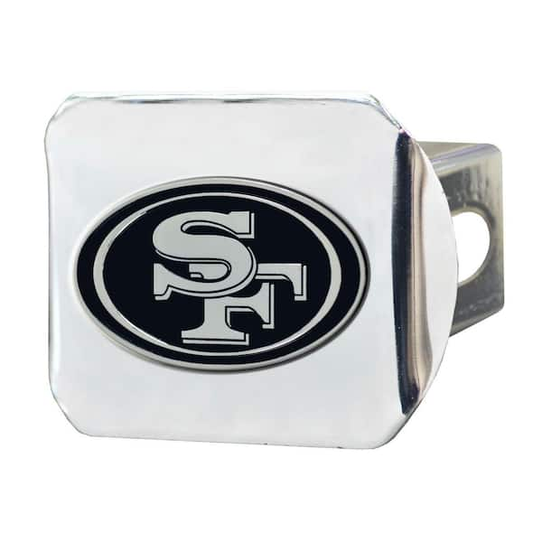 FANMATS NFL - San Francisco 49ers 3D Color Emblem on Type III Chromed Metal  Hitch Cover 22609 - The Home Depot