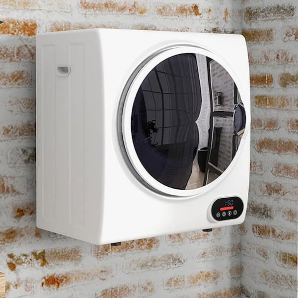 1.5 cu. ft. Ventless Frontload Electric Portable Clothes Dryer in White with Intelligent Drying,120-V for Apartment,Dorm