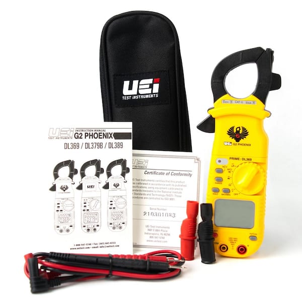 UEi Test Instruments DL369 Digital Clamp-On Meter UEi Test Instruments DL369 Digital Clamp-On Meter