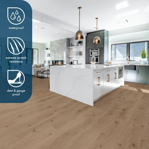 Lifeproof McEachern Ridge Oak Waterproof Hybrid Resilient Flooring