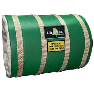 UniVest Insulation Jacket High Temperature 43 in. L x 16 in. W x 1 in. H Insulation Wrap - R 0.48