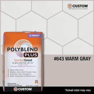 Polyblend Plus #643 Warm Gray 25 lb. Sanded Grout