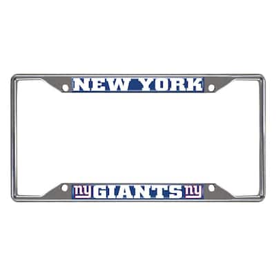 NFL - New York Giants Chromed Stainless Steel License Plate Frame