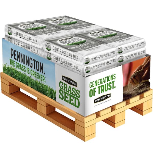 Southern Contractors Mix 40 lbs. 8,000 sq. ft. Grass Seed Pallet (24-Bags)