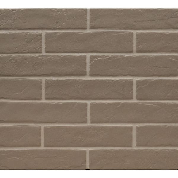 MSI Capella Putty Brick 2 in. x 10 in. Matte Porcelain Floor and Wall Tile (5.15 sq. ft. / case)