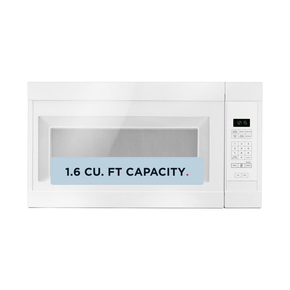 1.6 cu. ft. Over the Range Microwave in White