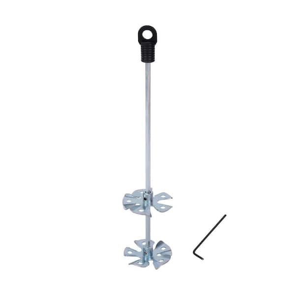 2-1/4 in. x 11 in. Steel Power Mixer with Adjust Wheels