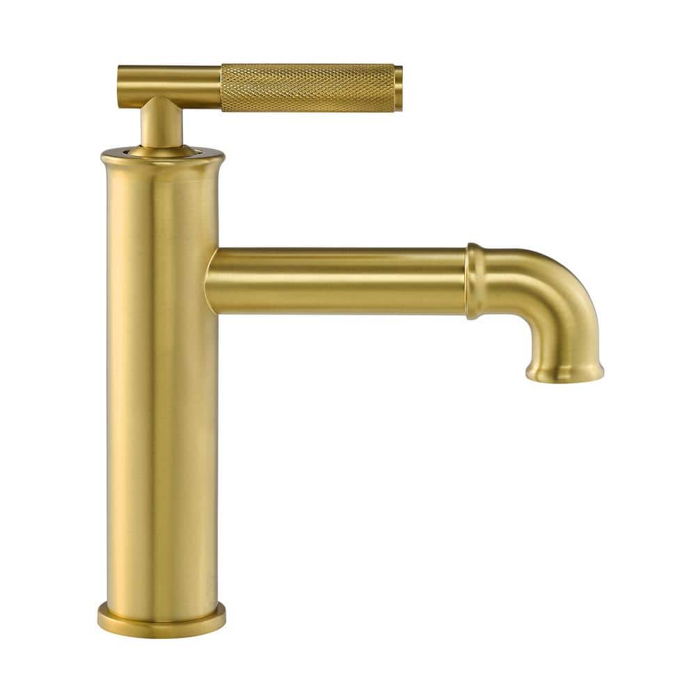 Avallon Brushed Gold Single-Handle Bathroom Faucet