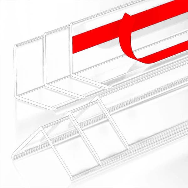 16 x 1.18 Clear Self-Adhesive Corner Guards Edge Protectors for Walls Doors Cabinets Tables Stairs 6-Piece