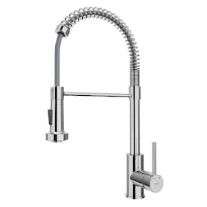 Loxton Single Handle Touchless Pull-Down Sprayer Kitchen Faucet in Chrome