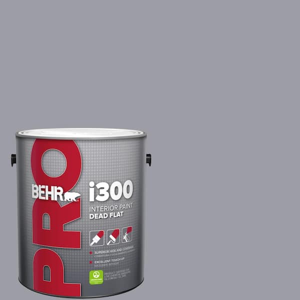 BEHR PRO 1 gal. #BNC-09 Heather Gray Dead Flat Interior Paint