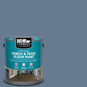 1 gal. #S510-5 Skinny Jeans Gloss Enamel Interior/Exterior Porch and Patio Floor Paint