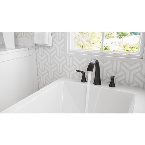 Weller Double Handle Roman Tub Trim in Tuscan Bronze [Valve Not Included]