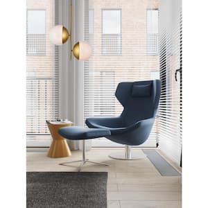 Timeless Home Ellie 2-Light Brass Pendant with 8 in. W x 7.5 in. H Frosted Glass Shade