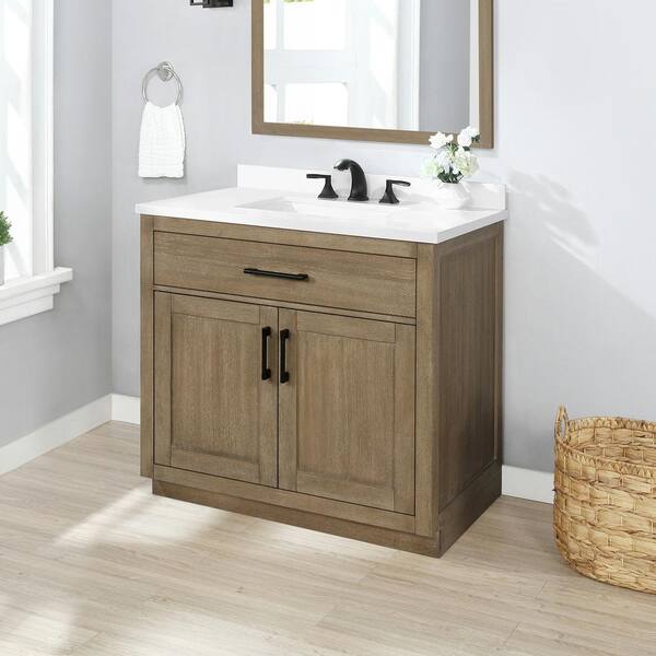 Ove Decors Bailey 36 In Bath Vanity, 36 Inch Driftwood Bathroom Vanity Unit