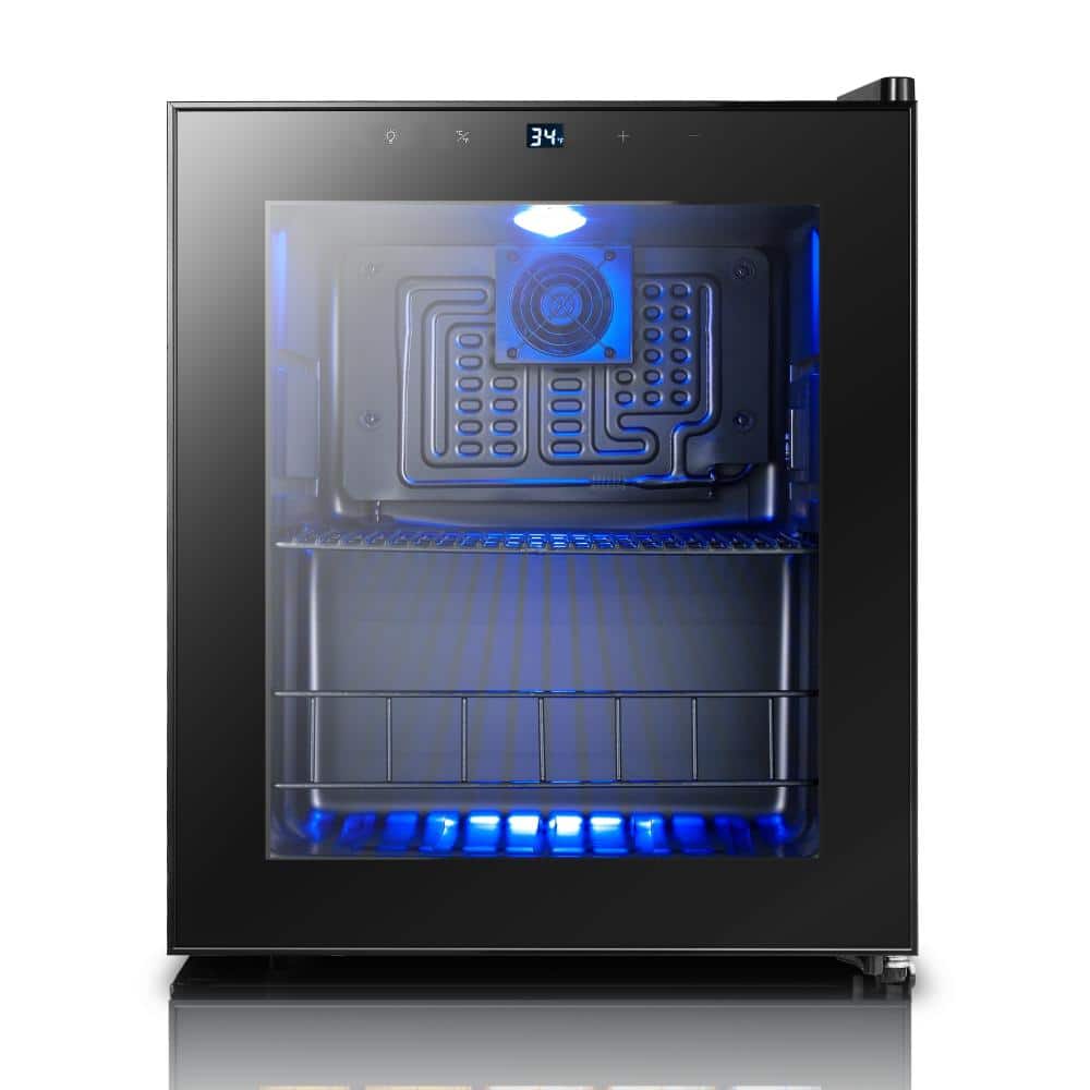16.9 in. 65-Can Single Zone Beverage Refrigerator and Cooler Fridge with Digital Controls and LED Lighting price history on PriceWatchPro