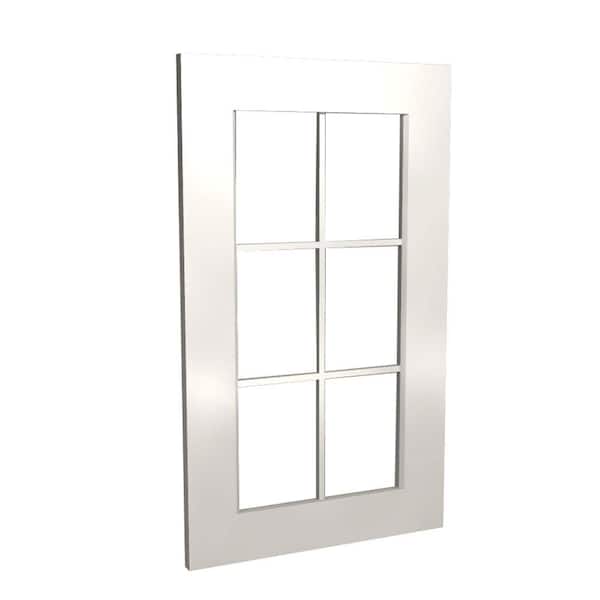 Home Decorators Collection Newport Assembled 0.75 in. x 12 in. Mullion Moulding Door in Pacific White