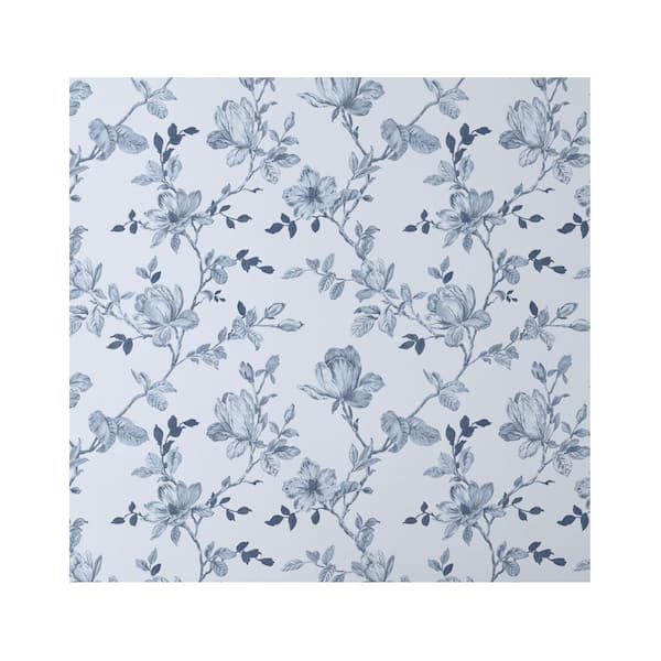 The Company Store Garrett Blue Non-Pasted Wallpaper Roll
