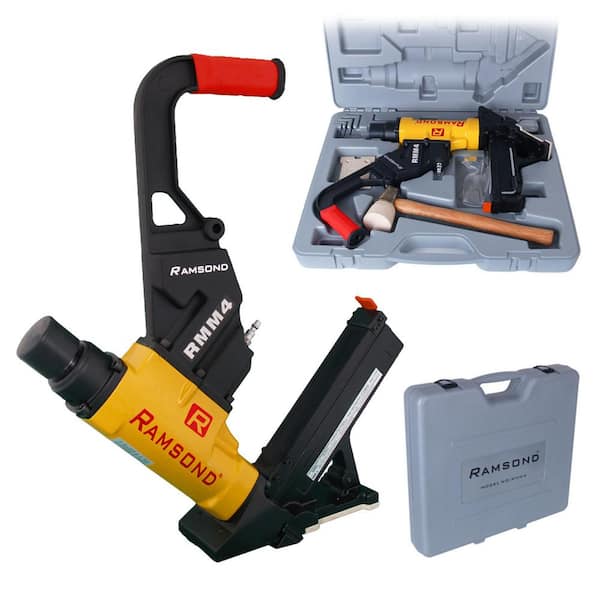 Ramsond 2-in-1 Air Hardwood Flooring Cleat Nailer and Stapler Gun