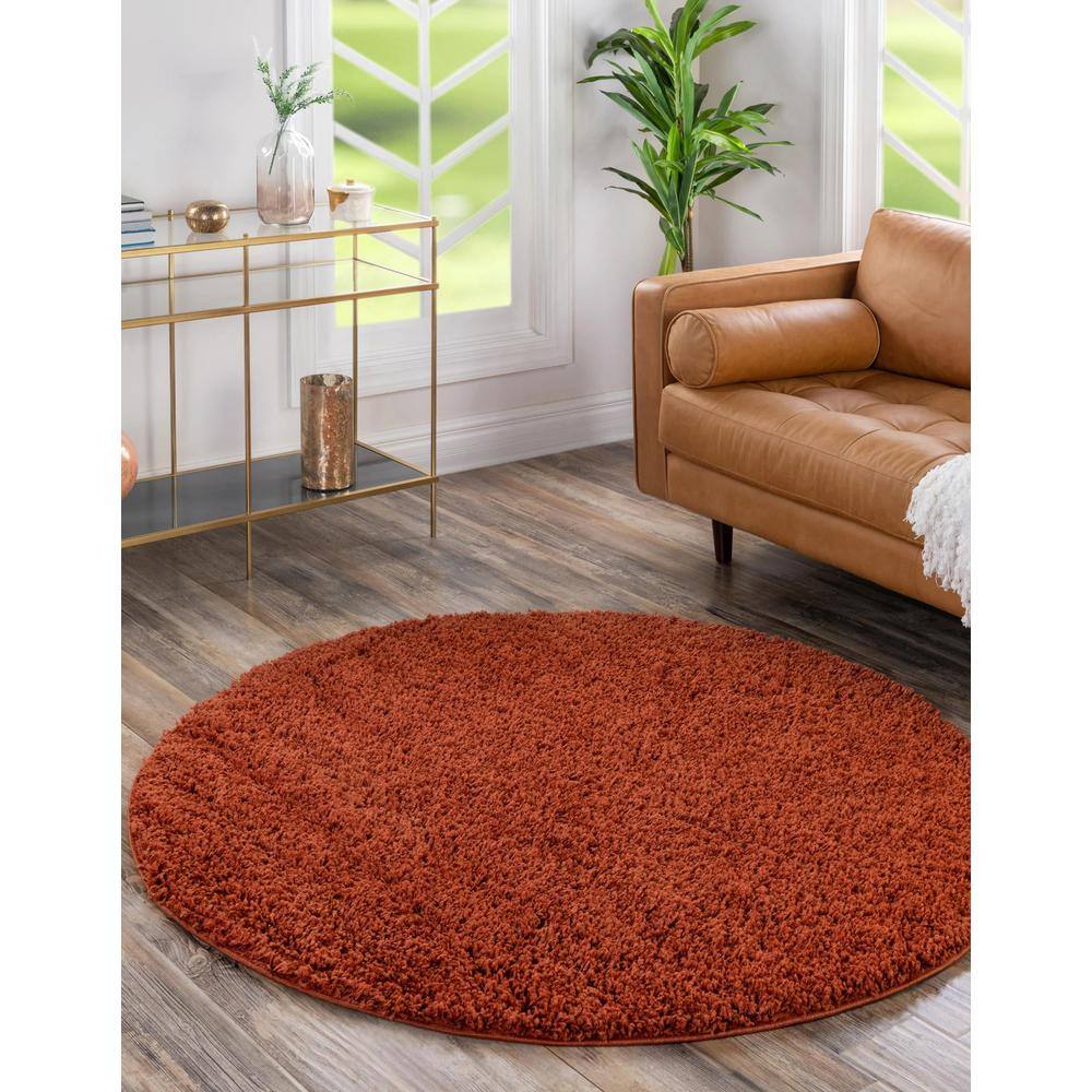 Lavish Indulgence 8' x 10' Blue Shag Synthetic Area Rug