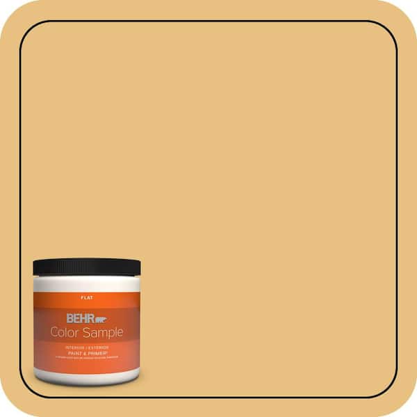 1085 ピーチ BEHR PREMIUM PLUS 8 oz. #240A-2 Sunkissed Peach Flat