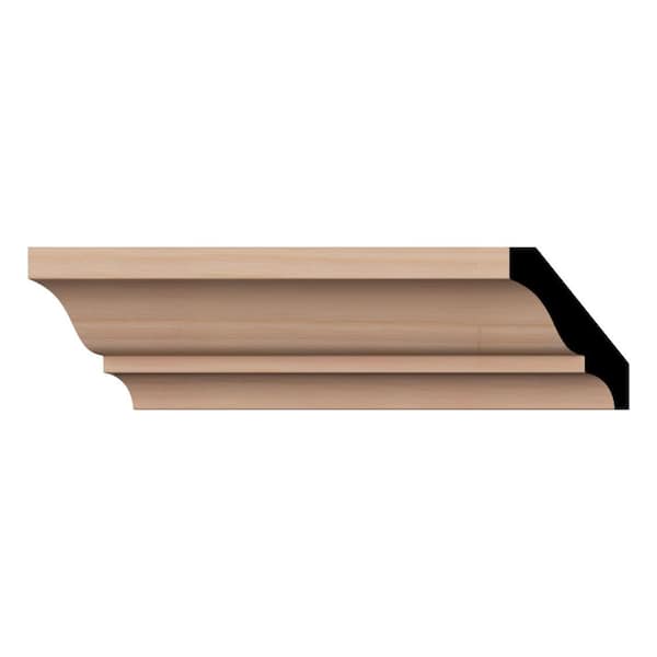 WM52 0.56 in. D x 2.75 in. W x 96 in. L Wood (Cherry) Crown Moulding