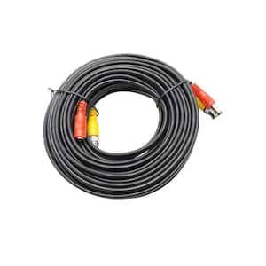 50 ft. Premade Premium Siamese Power and Video Cable (4-Pack)