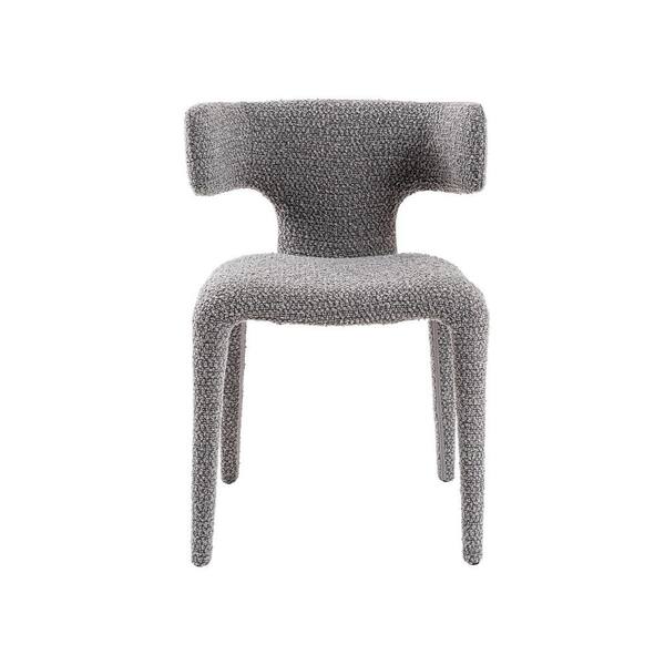 Saehee Grey Fabric Dining Chair