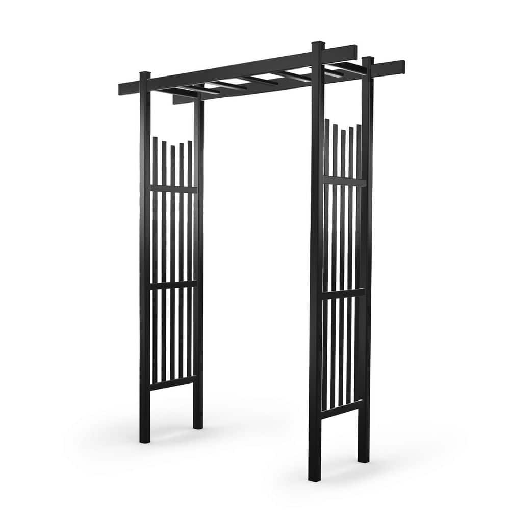 85 in. x 61 in. Garden Arbor PVC Wedding Arch for Ceremony Party Garden Trellis for Climbing Plants price history on PriceWatchPro