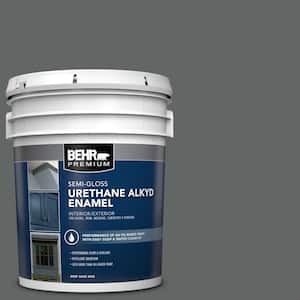 5 gal. Home Decorators Collection #HDC-MD-28 Cordite Urethane Alkyd Semi-Gloss Enamel Interior/Exterior Paint