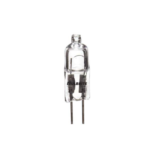 Bulbrite 60-Watt Soft White Light T3 (G9) Bi-Pin Screw Base Dimmable Clear Mini Halogen Light Bulb(10-Pack)