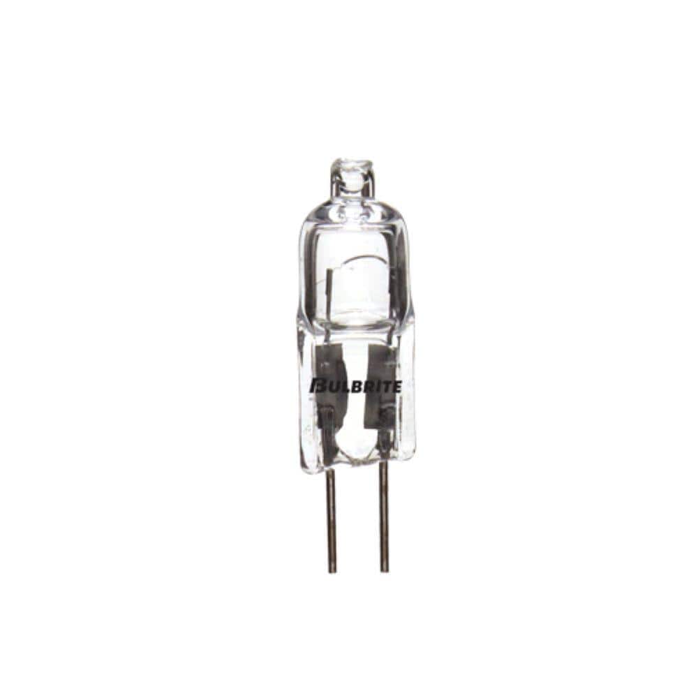 Bulbrite 60-Watt Soft White Light T3 (G9) Bi-Pin Screw Base Dimmable Clear Mini Halogen Light Bulb(10-Pack) -  860778
