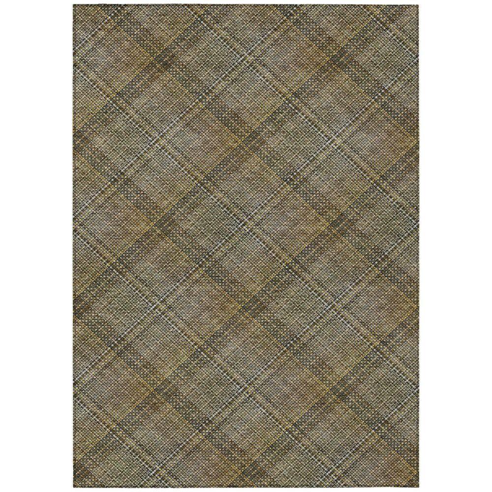 Chantille Machine Washable Indoor/Outdoor Abstract ACN2880 Brown 9 ft. x 12 ft. Area Rug price history on PriceWatchPro