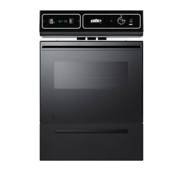 Summit Appliance 24 in. Single Gas Wall Oven in BlackTTM7212DEK The Home Depot