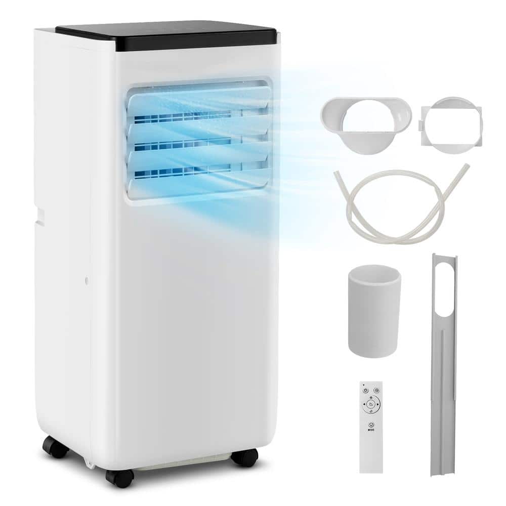 8000 BTU Portable Air Conditioner, 3-in-1 Cool/Dehumidify/Fan Up to 250 Sq Ft, LED Touch Panel & Remote, 24h price history on PriceWatchPro