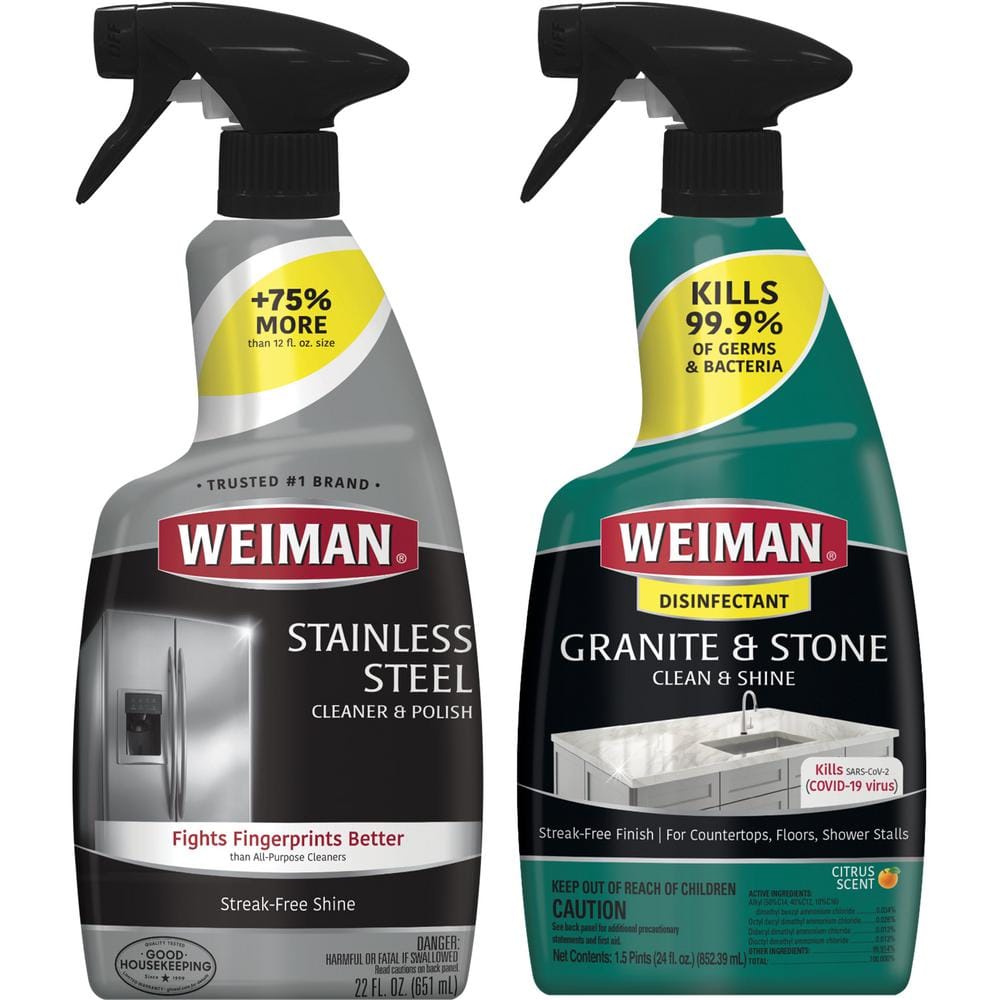 Weiman 1862 17 oz. Magic Countertop Cleaner Stay Clean Technology Aerosol 8  VOC (6 Pack)