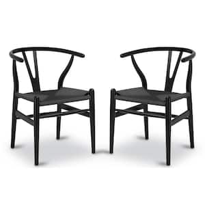 Weave Chair in Pitch Black (Set of 2)