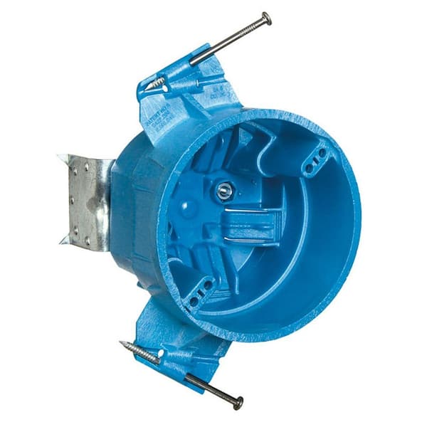 Carlon 25 cu. in. New Work Ceiling Fan Electrical Box - Super Blue (Case of 8)