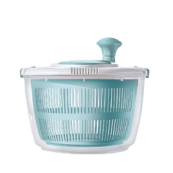 4.8 qt. Durable Bowl Never Crack Large Capacity Lettuce and Vegetable Salad Spinner with Storage Lid and Non-skid Base