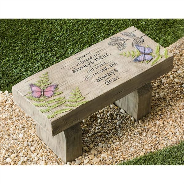 Evergreen 29 In Those We Love Memorial, Composite Garden Bench Table