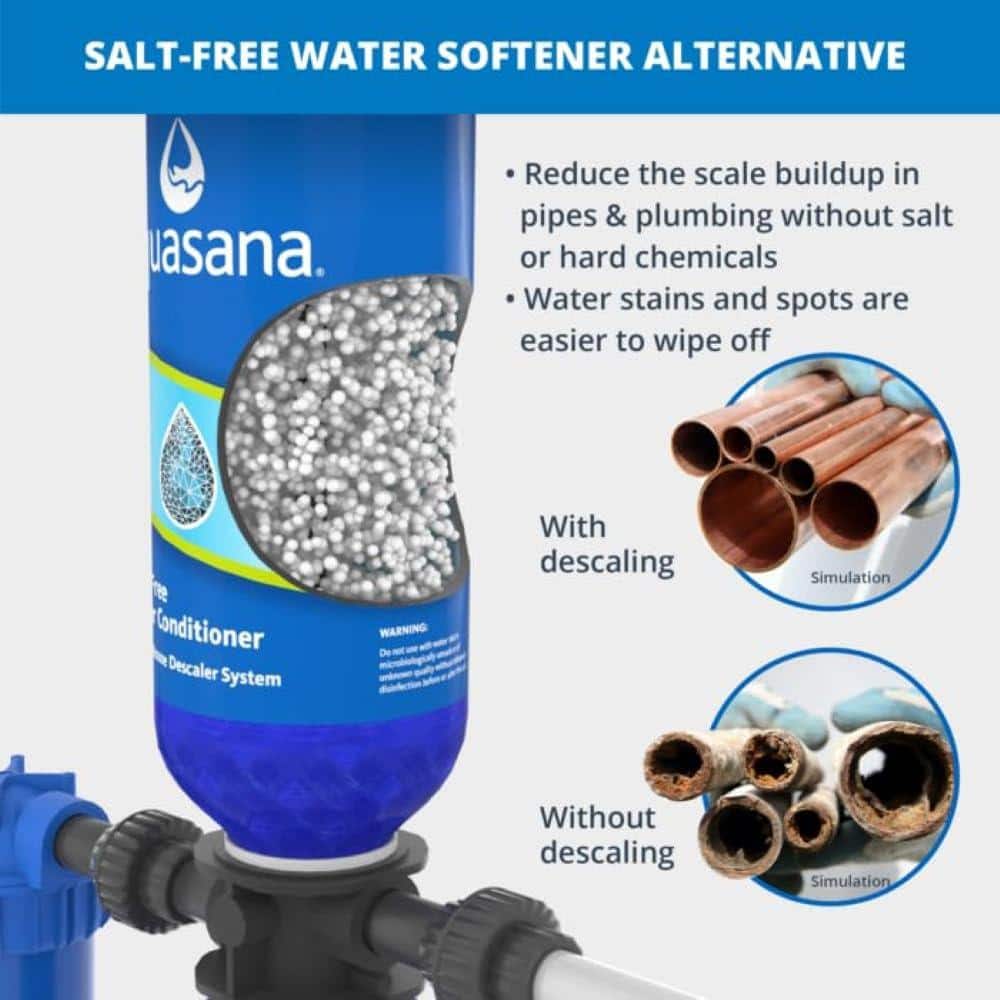 Aquasana Blue Whole House Well Water Filter System with UV Purifier